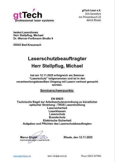 Zertifikat als LSB